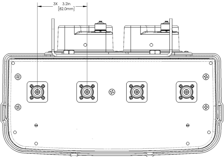 PI BSA33RE5A Connector spacing