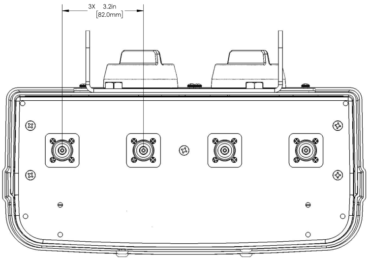 PI BSA33VE5A Connector spacing