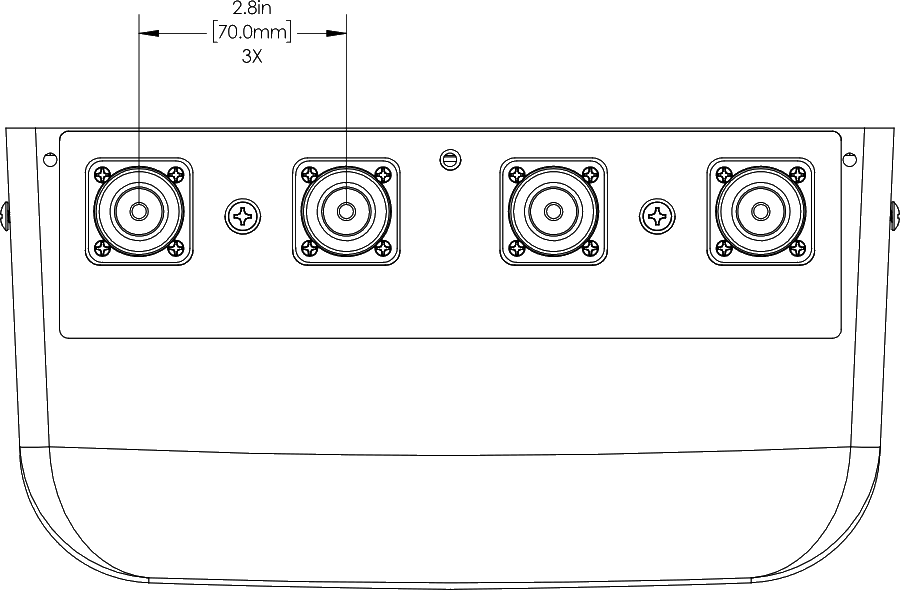 PI ODA65FKE1AA connectorspacing