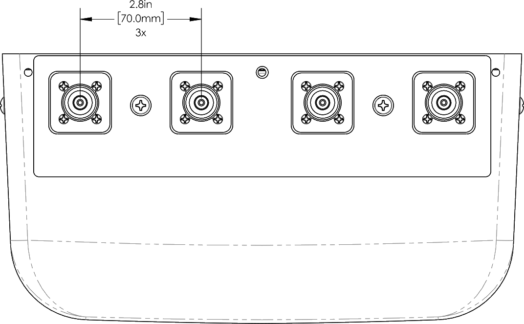 PI ODA65FKE1AB connectorspacing