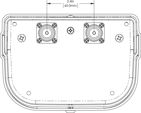 PI SCADR165FxEH2S Connector spacing