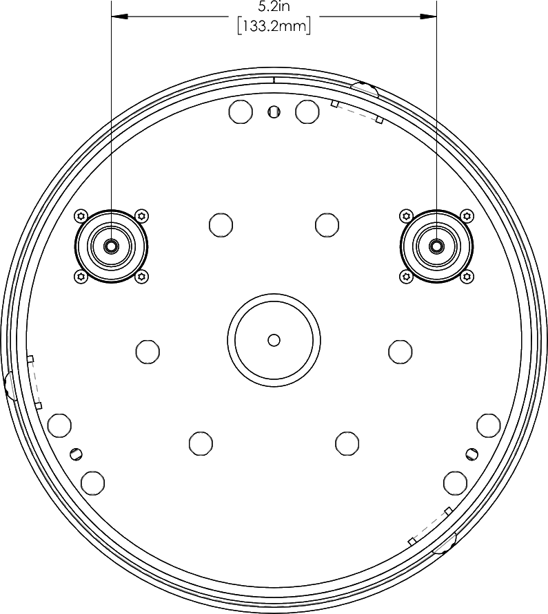 PI SCA360F K2AA  Connector Spacing