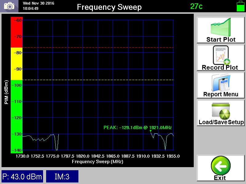 TOWERXXXX Frequency Sweep