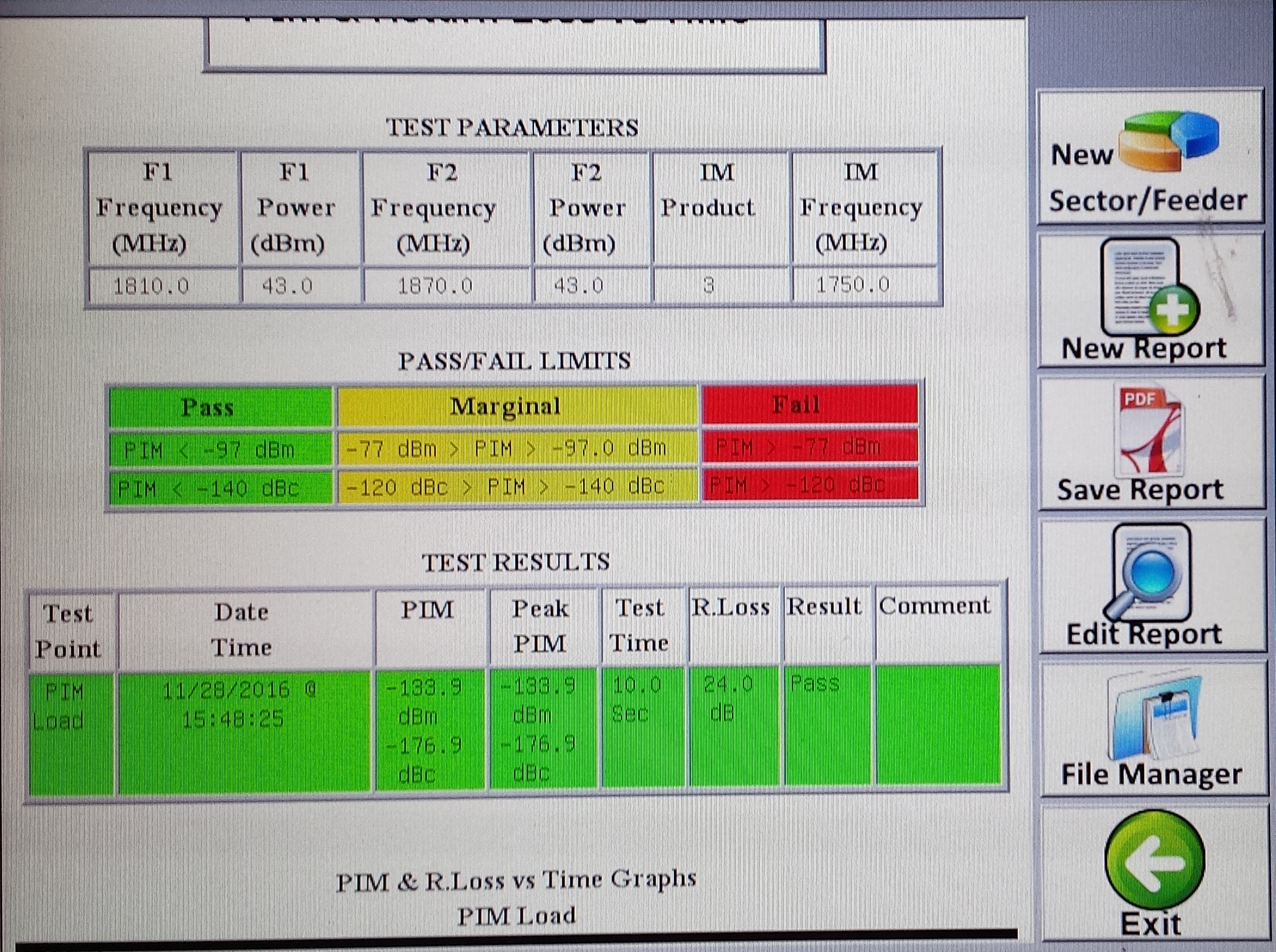 TOWERXXXX TEST REPORT